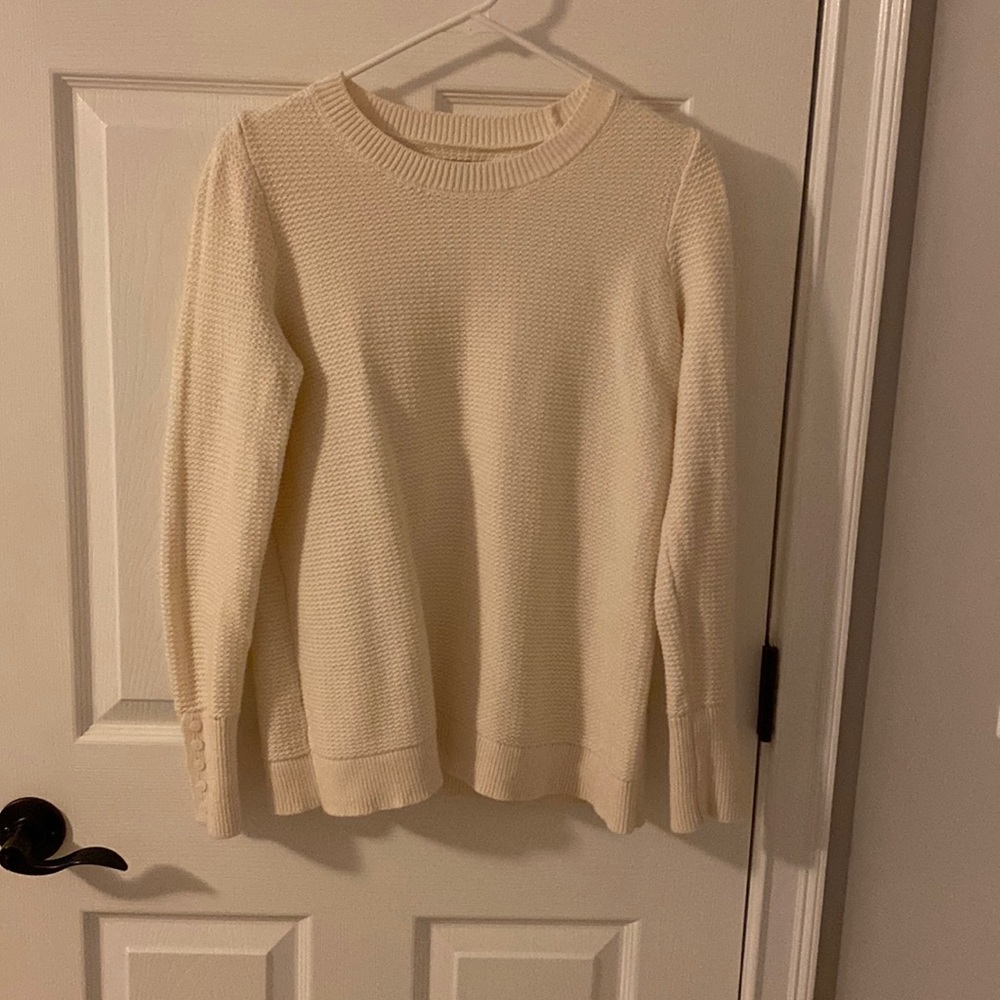 Loft cream colored sweater